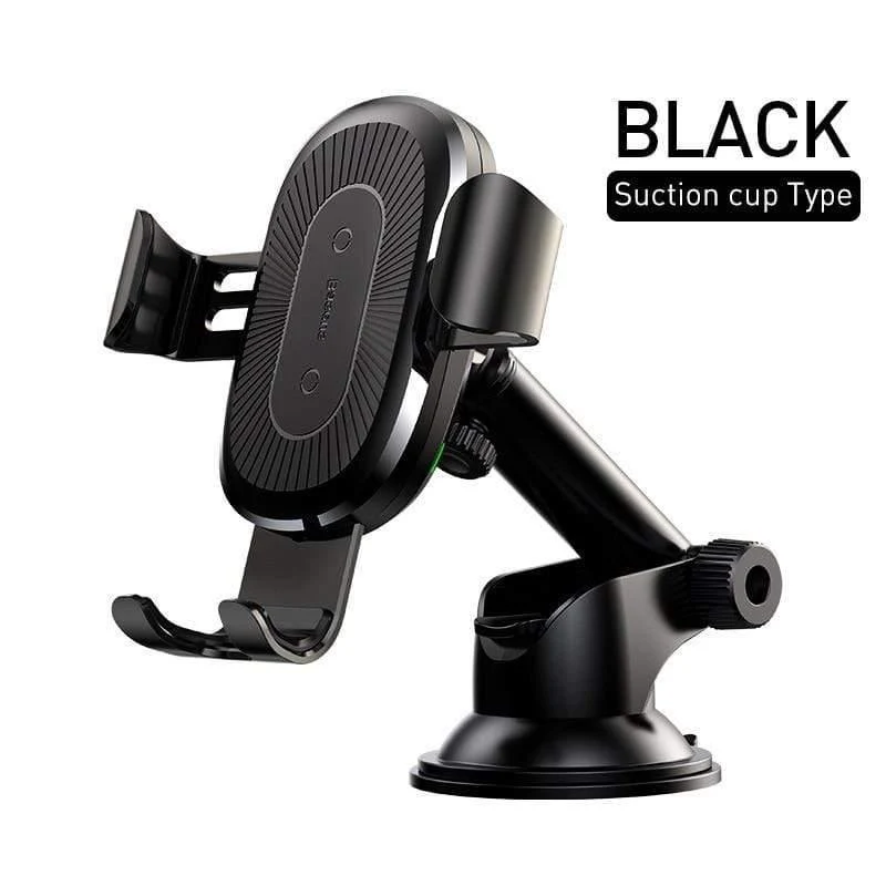 Baseus Qi Wireless-Autoladegerät für Smartphones Auto-Wireless-Ladegerät 10W Schnellladegerät Auto-Entlüftungshalterung Telefonhalter