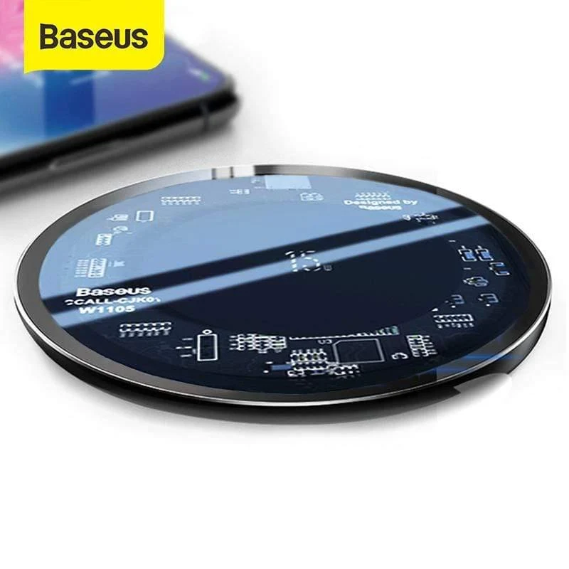 Baseus 15W Qi Wireless Ladegerät für iPhone X / XS Max XR 8 Plus Sichtbares Element Wireless Ladegerät für Samsung S9 S10 + Note 9 10