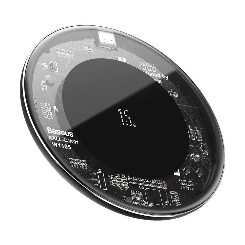 Baseus 15W Qi Wireless Ladegerät für iPhone X / XS Max XR 8 Plus Sichtbares Element Wireless Ladegerät für Samsung S9 S10 + Note 9 10