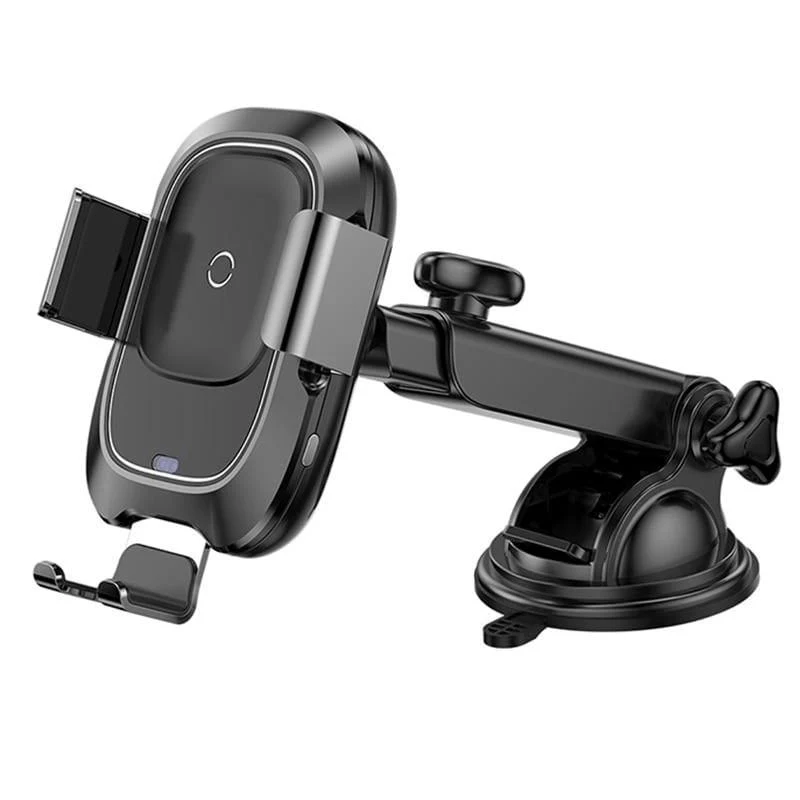 Baseus Autotelefonhalter für iPhone Samsung Intelligentes Infrarot-Qi-Auto Drahtloses Ladegerät Lüftungsschlitzhalterung Handyhalterständer