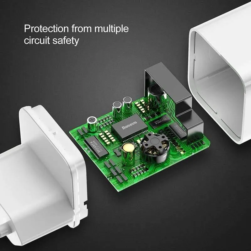 Baseus 24W Schnellladegerät 3.0 USB-Ladegerät QC3.0 Wandadapter Ladegerät QC 3.0 Schnellladegerät für Smartphones (QC3.0 USB-Ladegerät)