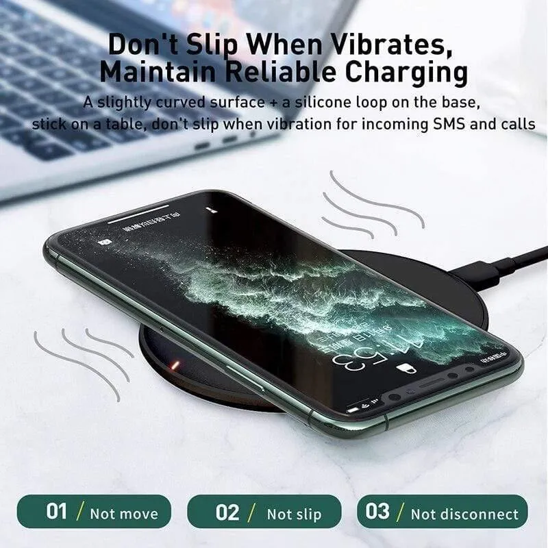 Baseus 15W Qi Wireless-Ladegerät für iPhone 11 Pro X XS MAX XR 8 Plus Schnellladung für Airpods Pro Samsung S9 S10 S20 P20 P30 Pro