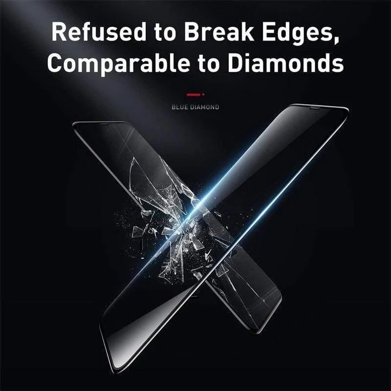 Baseus 0.23 mm Vollbildschutz für iPhone 11Pro Max Ultradünne, vollflächige, gebogene, gehärtete Glasscheibe für iPhone 11 Glasfolie