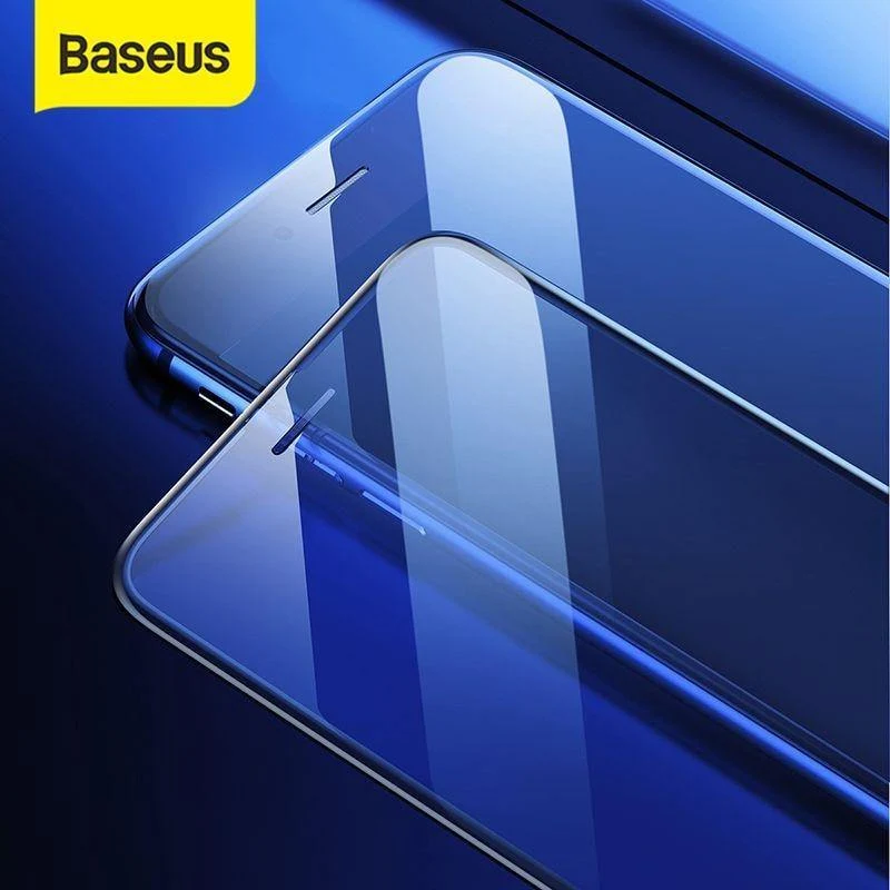 Baseus 0.3 mm dünnes Schutzglas für iPhone 7 8 6 6s Displayschutzfolie 9H Gehärtetes Glas mit voller Abdeckung für iPhone X XS MAX