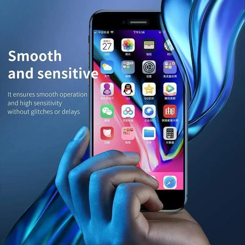 Baseus 0.3 mm dünnes Schutzglas für iPhone 7 8 6 6s Displayschutzfolie 9H Gehärtetes Glas mit voller Abdeckung für iPhone X XS MAX