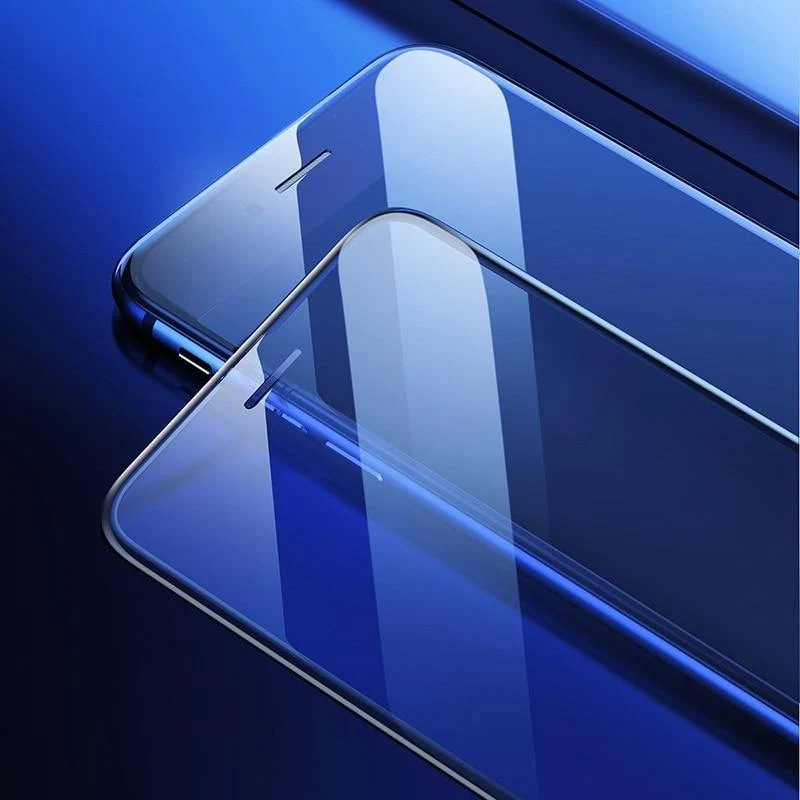 Baseus 0.3 mm dünnes Schutzglas für iPhone 7 8 6 6s Displayschutzfolie 9H Gehärtetes Glas mit voller Abdeckung für iPhone X XS MAX