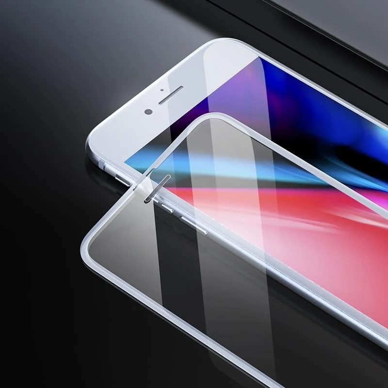 Baseus 0.3 mm dünnes Schutzglas für iPhone 7 8 6 6s Displayschutzfolie 9H Gehärtetes Glas mit voller Abdeckung für iPhone X XS MAX