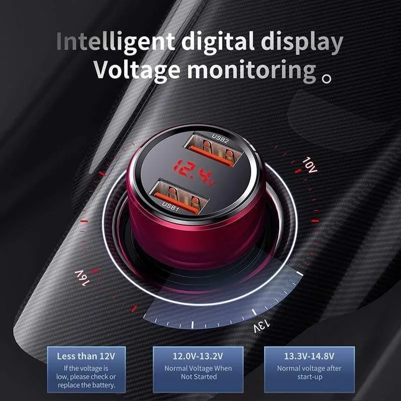 Baseus 45W Quick Charge 4.0 3.0 USB Autoladegerät für Xiaomi Mi Huawei Supercharge SCP QC4.0 QC3.0 Schnelles PD USB C Autoladegerät