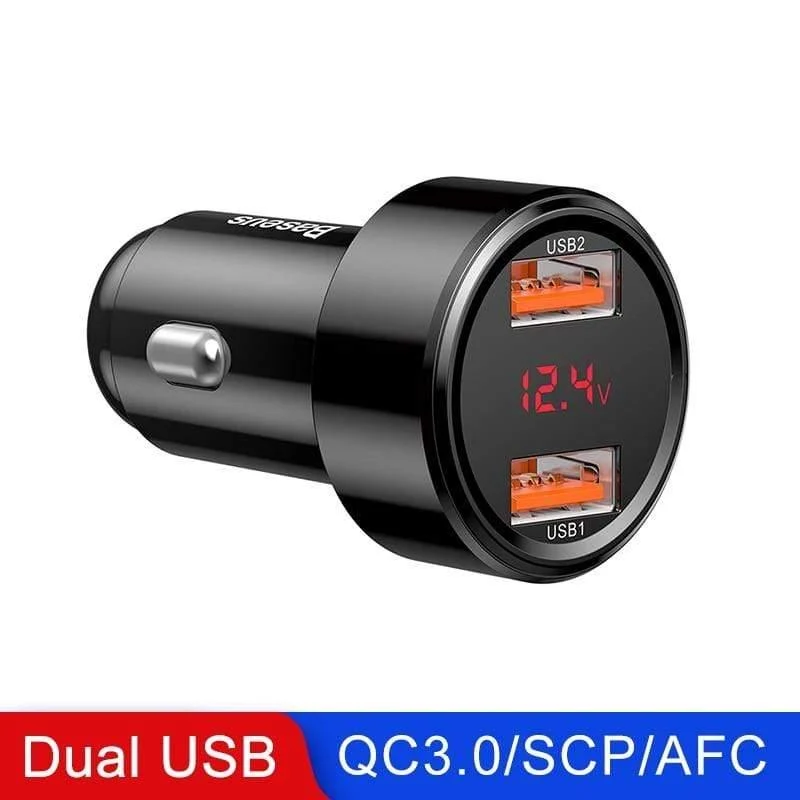 Baseus 45W Quick Charge 4.0 3.0 USB Autoladegerät für Xiaomi Mi Huawei Supercharge SCP QC4.0 QC3.0 Schnelles PD USB C Autoladegerät