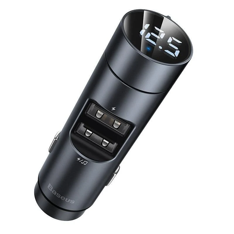 Baseus Autoladegerät FM Transmitter Modulator Bluetooth Wireless Audio MP3 Player Dual USB Handy Ladegerät für iPhone Samsung