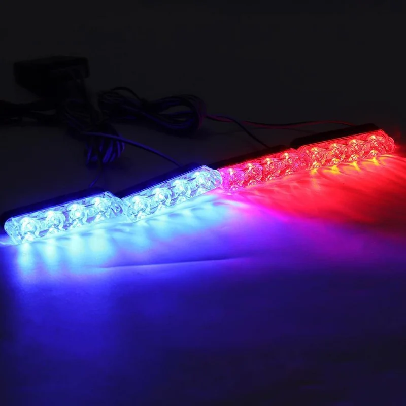 4X4 LED Strobe Warnung Polizei Licht Drahtlose Fernbedienung Für Auto Lkw Notfall Tagfahrlicht Krankenwagen Feuerwehr Licht