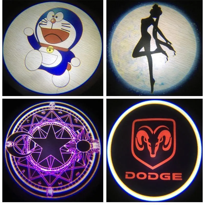 1PCS Universal Wireless Autotür Willkommen Logo Licht Projektor LED Laser Lampe Für Ford BMW Toyota Volkswagen Chevrolet Mazda