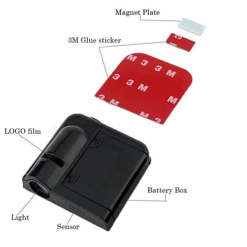 1PCS Universal Wireless Autotür Willkommen Logo Licht Projektor LED Laser Lampe Für Ford BMW Toyota Volkswagen Chevrolet Mazda
