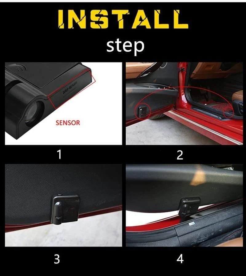 1PCS Universal Wireless Autotür Willkommen Logo Licht Projektor LED Laser Lampe Für Ford BMW Toyota Volkswagen Chevrolet Mazda