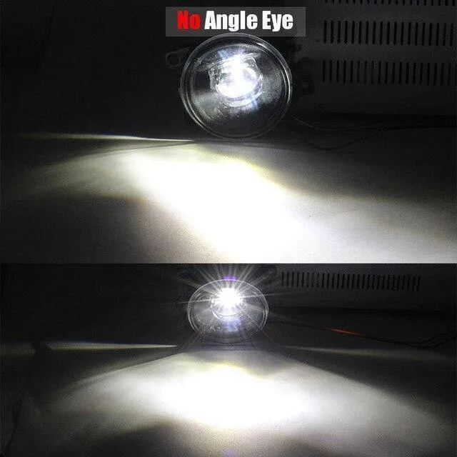 2 Stück Auto LED Birne 4000LM Nebelscheinwerfer Angel Eye Tagfahrlicht DRL 12V Hohe Helligkeit Für Subaru WRX STI 2015 2016