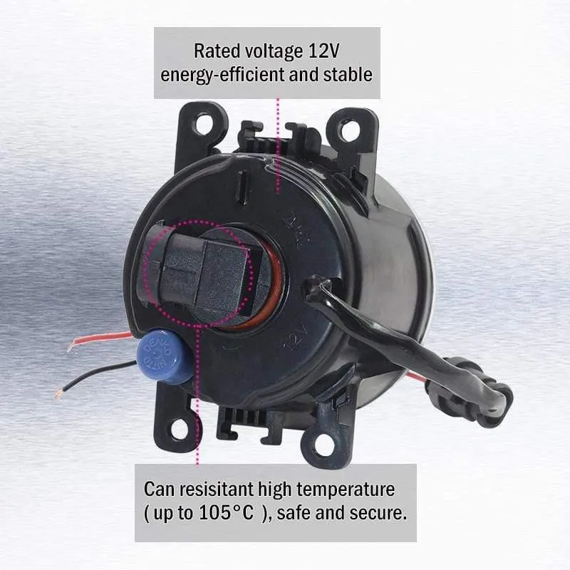 2 Stück Auto LED Birne 4000LM Nebelscheinwerfer Angel Eye Tagfahrlicht DRL 12V Hohe Helligkeit Für Subaru WRX STI 2015 2016