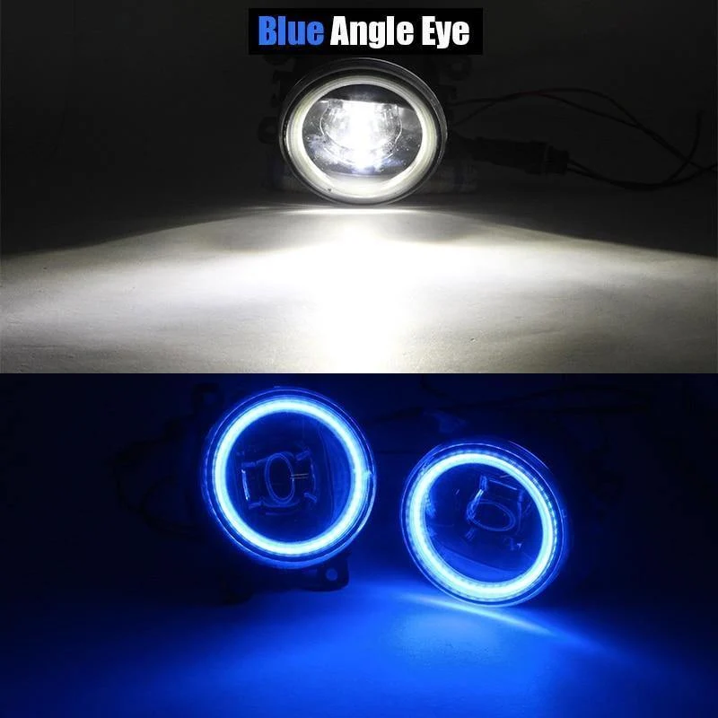 2 Stück Auto LED Birne 4000LM Nebelscheinwerfer Angel Eye Tagfahrlicht DRL 12V Hohe Helligkeit Für Subaru WRX STI 2015 2016