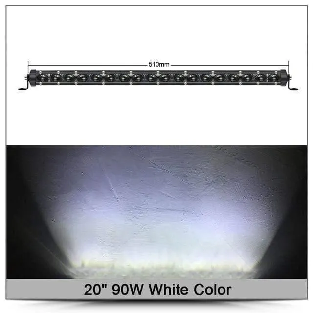 6D Objektiv 150 W 120 W 90 W 20 Zoll Led Bar Offroad Licht Für Auto 12 V 24 V ATV 4x4 Off-road-Auto Arbeit Lichter Fahren Lampen