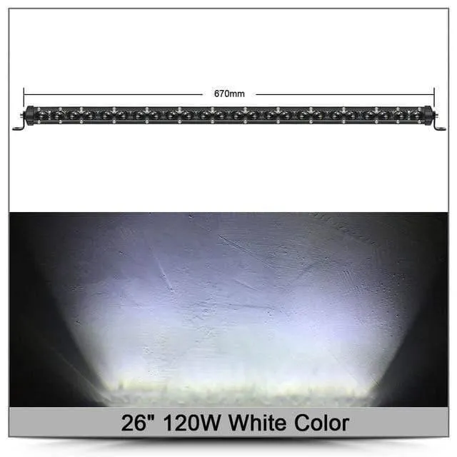 6D Objektiv 150 W 120 W 90 W 20 Zoll Led Bar Offroad Licht Für Auto 12 V 24 V ATV 4x4 Off-road-Auto Arbeit Lichter Fahren Lampen