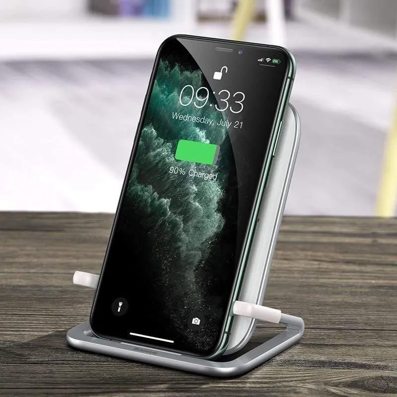 Baseus 15W Qi Wireless Ladeständer für iPhone 11 Pro X XS Samsung S10 S9 S8 Schnelle kabellose Ladestation mit Halter