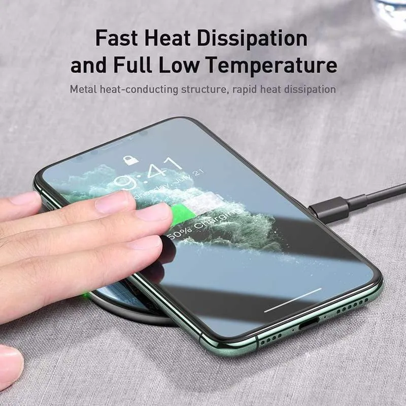 Baseus 15W Schnelles kabelloses Ladegerät für iPhone 11 X Xs Max Für Airpods Sichtbares Qi-kabelloses Ladegerät für Samsung S10 S9 Hinweis 10