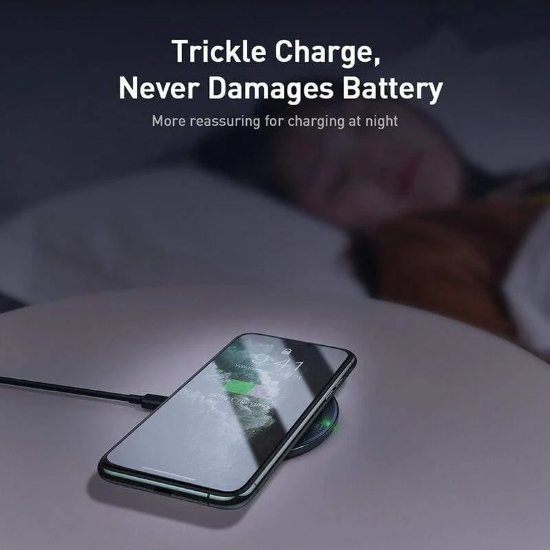 Baseus 15W Schnelles kabelloses Ladegerät für iPhone 11 X Xs Max Für Airpods Sichtbares Qi-kabelloses Ladegerät für Samsung S10 S9 Hinweis 10