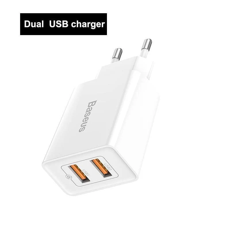 Baseus 18W Unterstützung für schnelles USB-Ladegerät Schnellladung 3.0 USB Typ-C PD-Ladegerät Mini-Ladegerät für tragbare Telefone ForHuawei ForXiaomi ForiP
