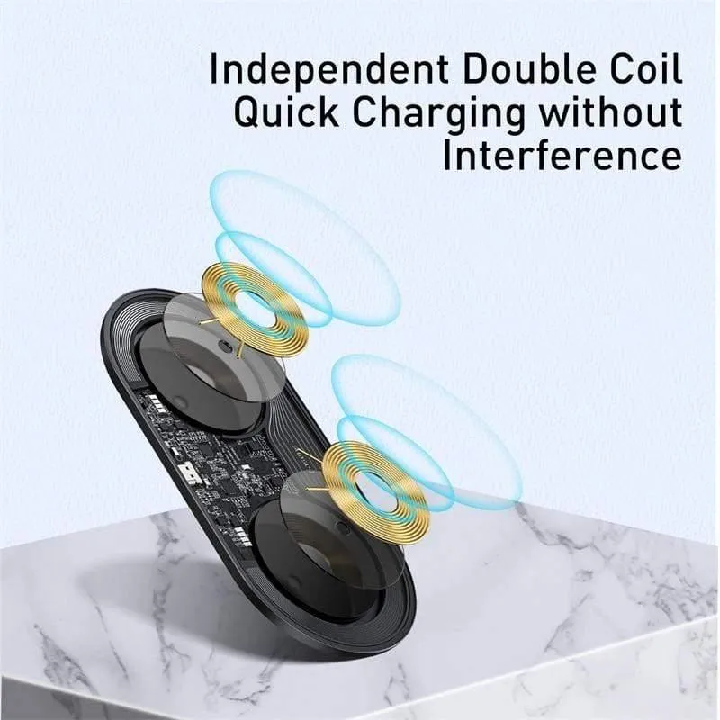 Baseus Visible Wireless Charger Wireless Chargepad für iPhone Airpods 15 W Schnellladegerät Wireless Charge Pad QI-fähige Geräte