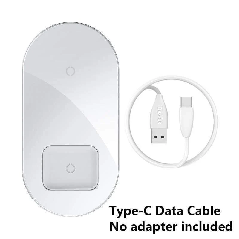 Baseus Visible Wireless Charger Wireless Chargepad für iPhone Airpods 15 W Schnellladegerät Wireless Charge Pad QI-fähige Geräte