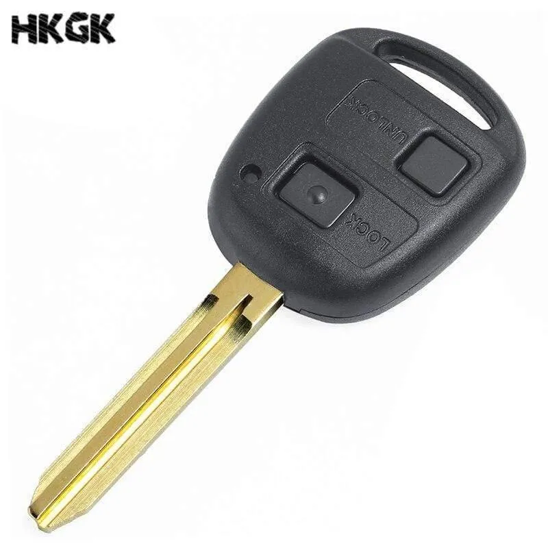 2 tasten 433Mhz Auto fernbedienung schlüssel Für Toyota Avensis Kluger Prado120 Tarago RAV4 Ersatz Fernbedienung Schlüssel 4D67/4C Chip
