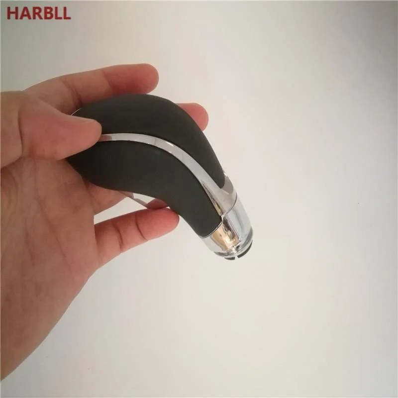 Schwarz Chrom PU Leder Automatikgetriebe Schaltknauf für Opel Vauxhall Insignia Buick Regal 20986271