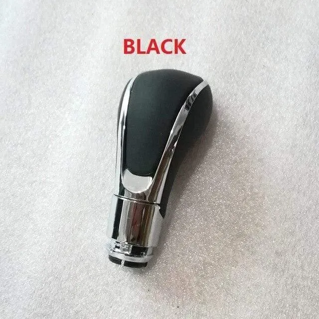Schwarz Chrom PU Leder Automatikgetriebe Schaltknauf für Opel Vauxhall Insignia Buick Regal 20986271