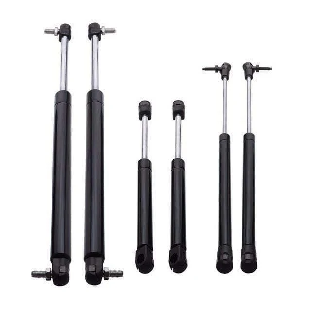 6Pcs Auto Vorderen Haube Hinten Fenster Heckklappe Boot Ändern Gas Streben Für Jeep Grand Cherokee WJ/WG 1999 2000 2001 2002 2003 2004
