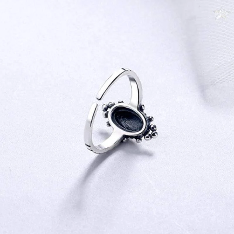 925 Silber Damenring Einfache Punk Elegante Hochzeit Verlobungsfeier Ring Weiblichen Schmuck Boho Geburtstagsgeschenk