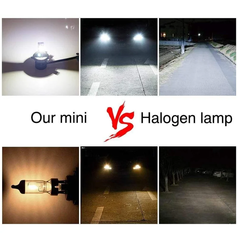 2PCS M2 Auto Led Scheinwerfer H4 H7 H8 H9 H11 9005 Hb3 9006 Hb4 9012 Led Lampe CSP CHIP Turbo Led 6500K 12000LM Mini Größe 12V 24V