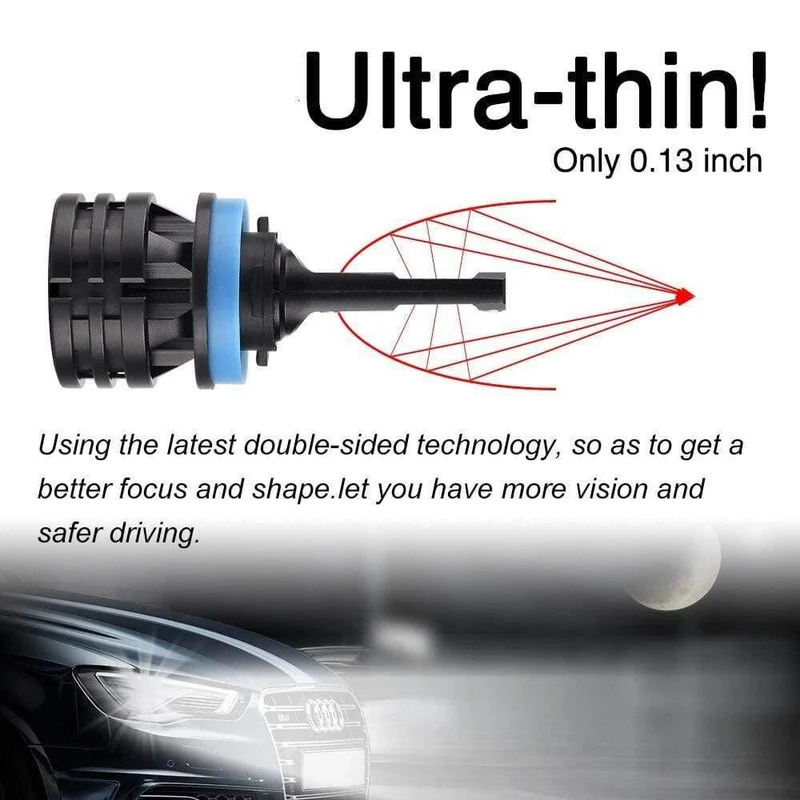 2PCS M2 Auto Led Scheinwerfer H4 H7 H8 H9 H11 9005 Hb3 9006 Hb4 9012 Led Lampe CSP CHIP Turbo Led 6500K 12000LM Mini Größe 12V 24V