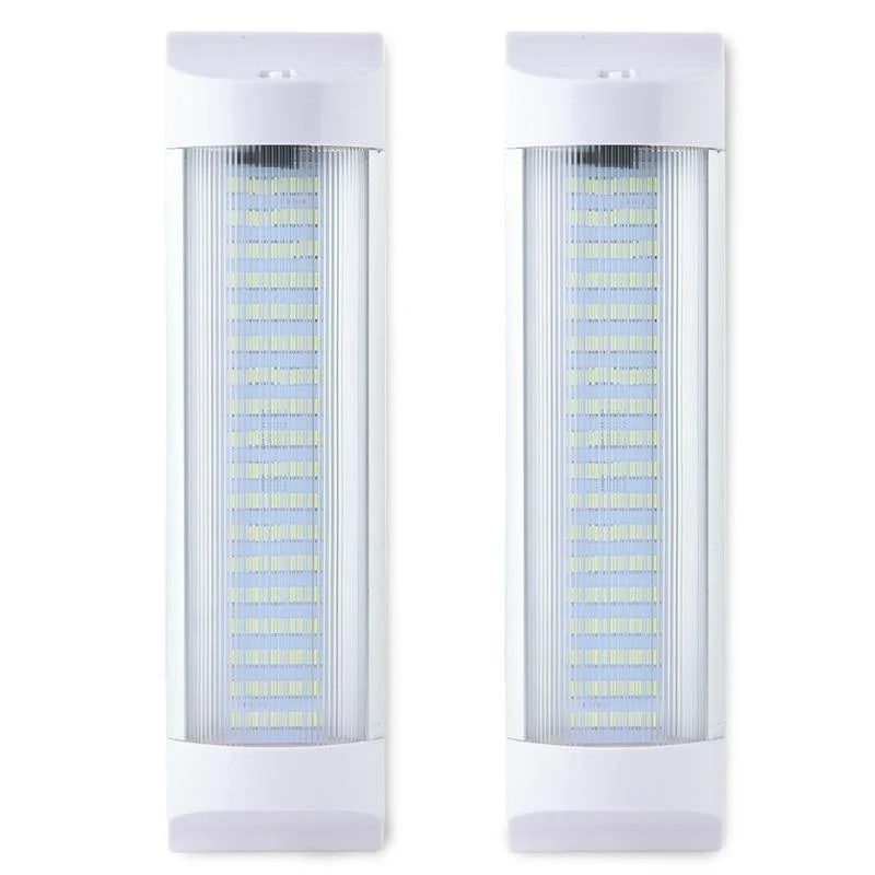 11 "10W Auto 72 LED Weiß Deckenleuchte Rohr Lampen Auto Innen Led Lichtleiste mit Schalter für Van Lorry Truck RV Camper