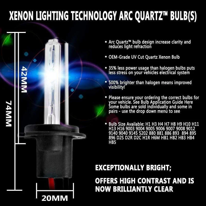 2 stücke 12V 55W Xenon H7 HID Conversion Kit H1 H3 H11 9005 Birne Auto Auto Scheinwerfer Lampe 3000k 4300k 5000K 6000k 8000K 12000K