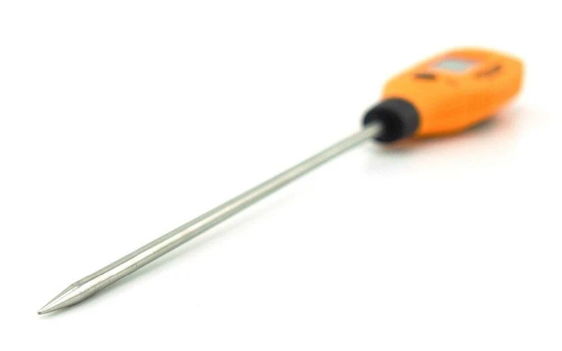 Digitales Sondenthermometer mit Edelstahlsonde, Küchentemperatur-Tester, Werkzeuge für Kühlung, Heizung, Lebensmittelverarbeitung (AR212)