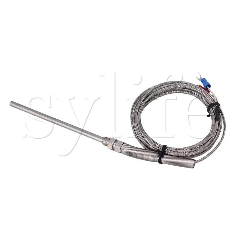 Generisches neues 3 Meter Hochtemperatur -100 ~ 1250 C Thermoelement K Typ 100 mm Sondensensoren