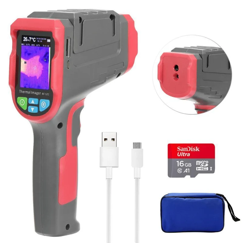 Infrarot-Wärmebildkamera IR-Infrarotbildgeräte Mini-Handwärmebildkamera -20~450℃/-4~842℉ Wärmebildgerät