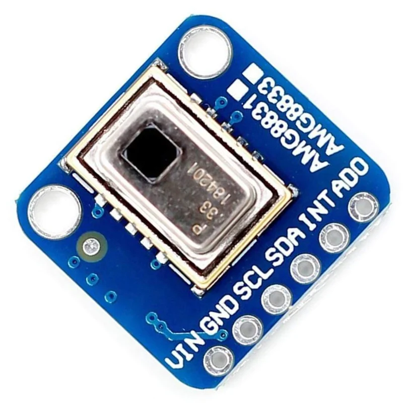 AMG8833 Breakout-Zubehör Array-Temperatursensor 8x8 Infrarot-Thermograph IR-Wärmebildkamera Elektronisches Werkzeug für Arduino