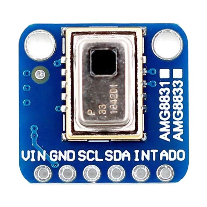 AMG8833 Breakout-Zubehör Array-Temperatursensor 8x8 Infrarot-Thermograph IR-Wärmebildkamera Elektronisches Werkzeug für Arduino