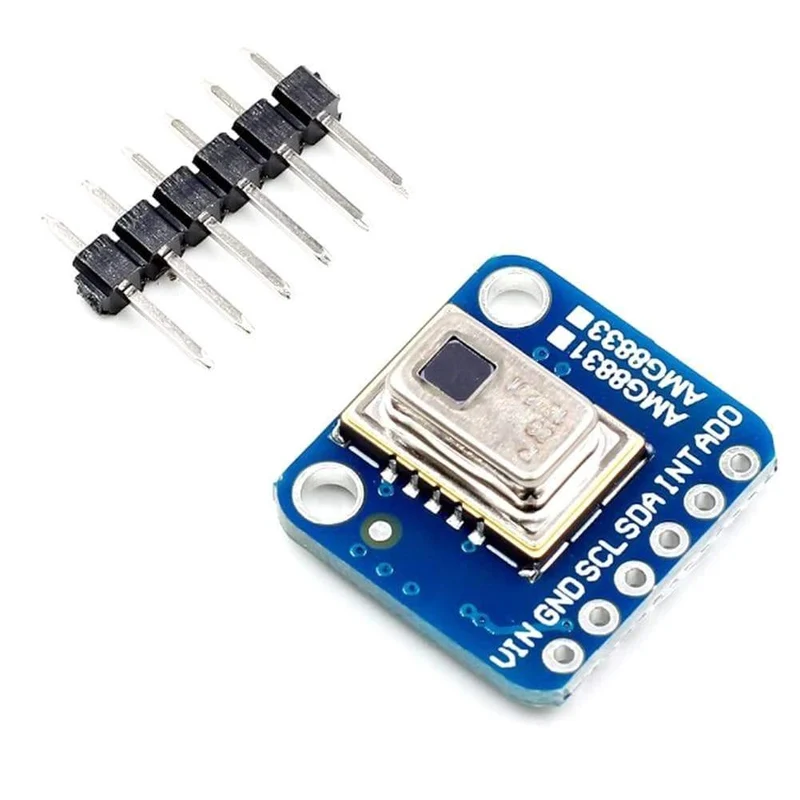 AMG8833 Breakout-Zubehör Array-Temperatursensor 8x8 Infrarot-Thermograph IR-Wärmebildkamera Elektronisches Werkzeug für Arduino