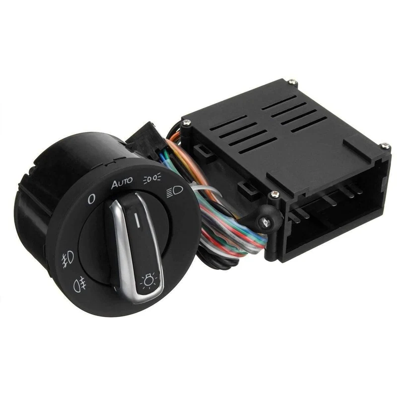Auto Auto Scheinwerfer Sensor Scheinwerfer Schalter + Steuermodul für VW T5 T5.1 Transporter 2003-2015