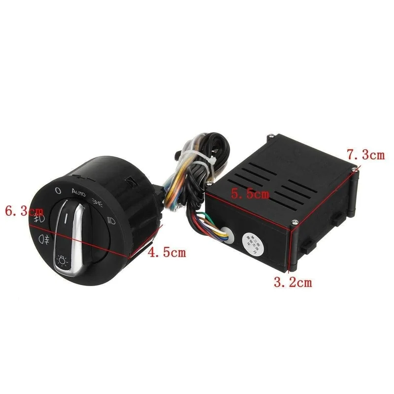 Auto Auto Scheinwerfer Sensor Scheinwerfer Schalter + Steuermodul für VW T5 T5.1 Transporter 2003-2015