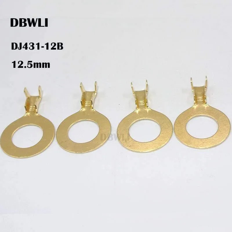 150PCS-Ringkabelschuhe Ringaugen Kupfer-Crimpkabelstecker M3 / M4 / M5 / M6 / M8 / M10-Sortimentssatz für Elektrokabel Auto / Auto