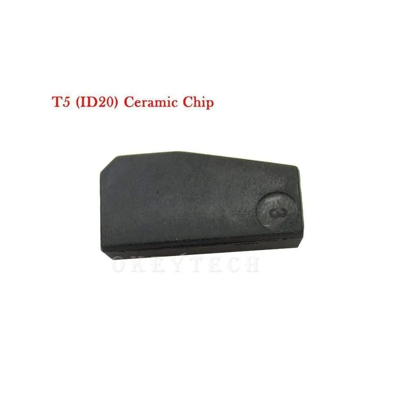 10pcs / lot neue ID T5-20 Transponder Chip Blank Carbon T5 klonbar Chip für Autoschlüssel Cemamic T5 Chip