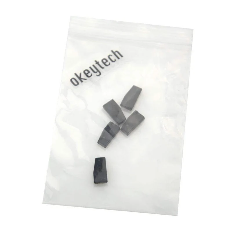10pcs / lot neue ID T5-20 Transponder Chip Blank Carbon T5 klonbar Chip für Autoschlüssel Cemamic T5 Chip