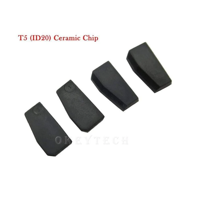 10pcs / lot neue ID T5-20 Transponder Chip Blank Carbon T5 klonbar Chip für Autoschlüssel Cemamic T5 Chip